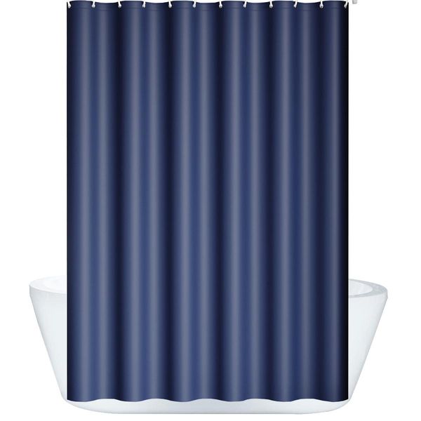 Tenda Da Doccia 180X200Cm Tenda Da Bagno Impermeabile Tenda Da Bagno Antimuffa Con Anelli-image