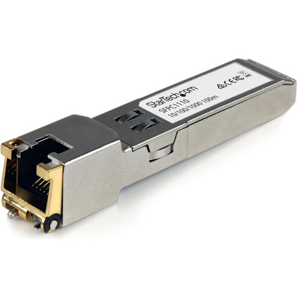 Startech.Com Modulo Ricetrasmettitore Sfp Compatibile Cisco SFP-GE-T - 1000BASE-T - Rame - 1250 Mbps - Sfp - Sfp - 100 M - Ieee 802.3Ab-image