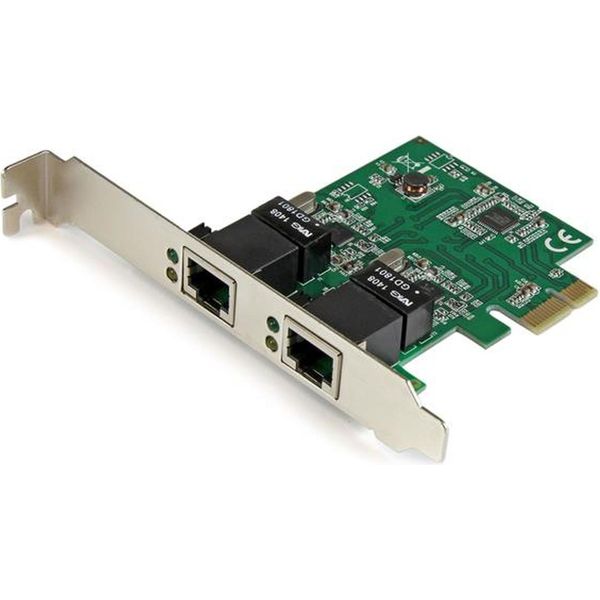 Startech.Com Adattatore Rete Ethernet Gigabit Pcie 2 Porte RJ45 1Gbps-image
