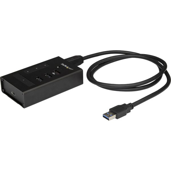Startech.Com HB30A3A1CST Hub Di Interfaccia Usb 3.2 Gen 1 (3.1 Gen 1) Tipo-B 5000 Mbps Nero-image