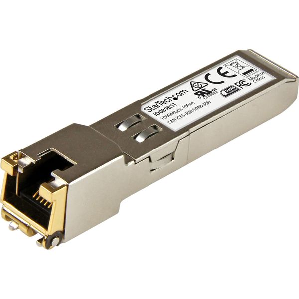 Startech.Com Modulo Ricetrasmettitore Sfp In Rame RJ45 Gigabit - Compatibile Hp JD089B - 100 M-image