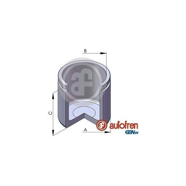Pistone Pinza Freno Autofren Seinsa Per Vw Golf Ii (19E, 1G1) 48Mm Acciaio-image