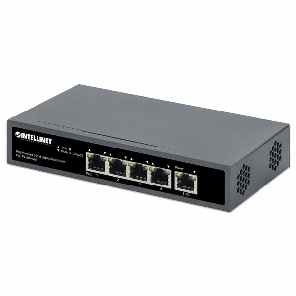 Intellinet 561808 Intellinet 4-Port Gigabit+1Ge (Pd) High Poe Switch-image