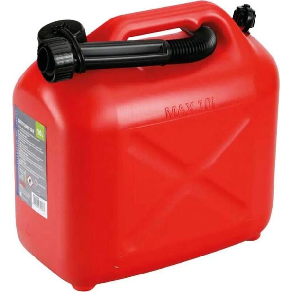 Tanica Carburante Lampa No-Spill 10L Beccuccio A Interruzione Automatica-image