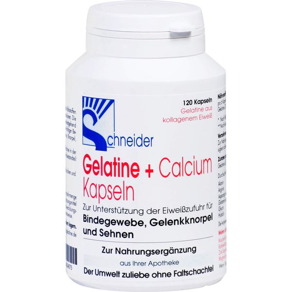 Schneider Gelatina + Capsule Di Calcio, 120 Capsule-image