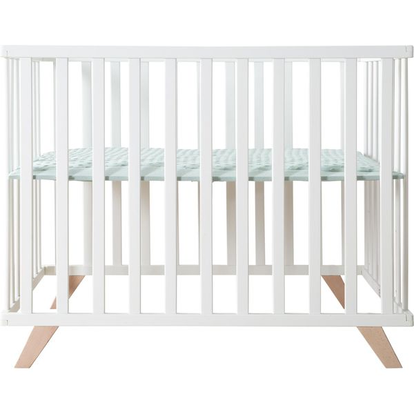 Box Roba 'Lil Planet Frosty Green', 75X100 Cm, Box Incl. Inserto Protettivo E Legno Bianco-image