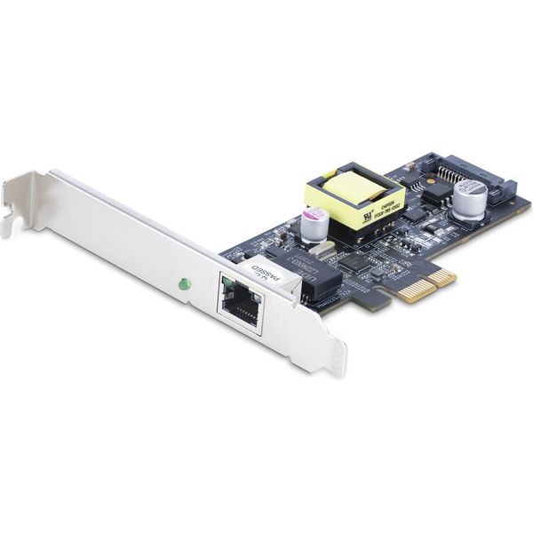 Startech.Com Scheda Di Rete Poe NBASE-T A 1 Porta Da 2,5 Gbps, Intel I225-V, Nic Multi-Gigabit 802.3Af/At Poe+, Scheda Lan Per Server Pci Express, Interfaccia Ethernet Desktop Alimentata Sata-image