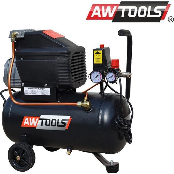 Awtools Compressore Olio Fl-24L Capacità 245/Min. Serbatoio 24L-image