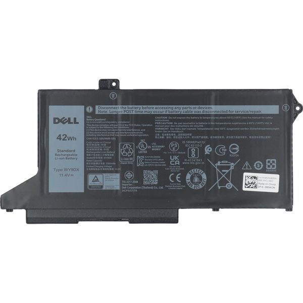 Dell Primary - Laptop-Batterie - Lithium-Ionen - 3 Zellen - 42 Wh - FüR Latitude 5420, 5520, Precision 3560 (M3KCN)-image