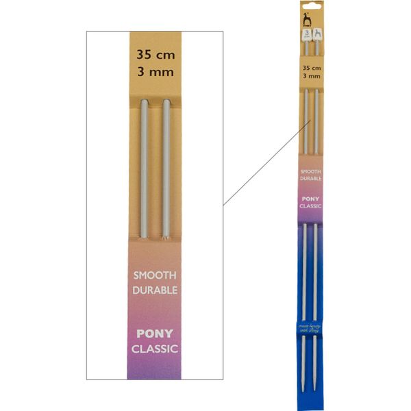 Aghi Lunghi - 3 Mm / 35 Cm Di Lunghezza - Argento-image