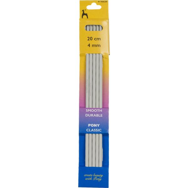 Aghi Per Calze - 5 Pezzi/Set - 4 Mm / 20 Cm Di Lunghezza - Argento-image