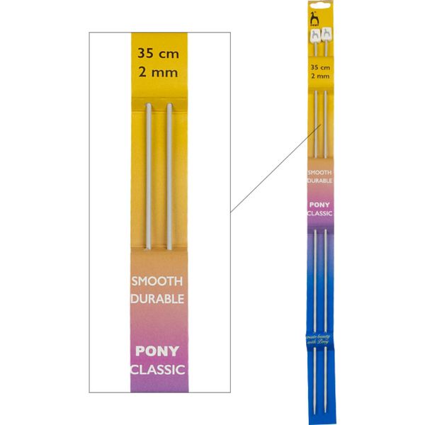 Aghi Lunghi - 2 Mm / 35 Cm Di Lunghezza - Argento-image