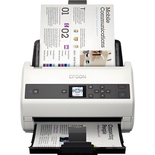 Epson Workforce DS-870 Scanner A Fogli 600 X 600 Dpi A4 Grigio, Bianco-image