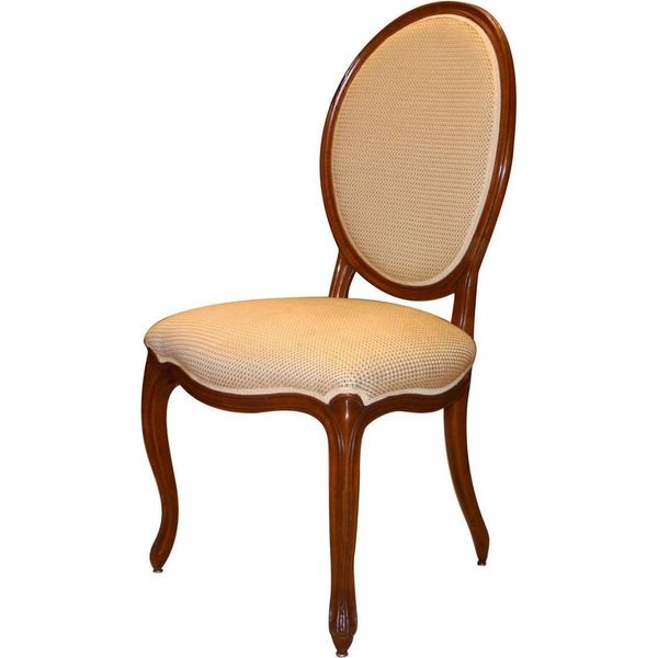 Sedia Da Sala Da Pranzo Marrone Lusso Sedia Classica In Legno Sedie Italiane Mobili Nuovi-image