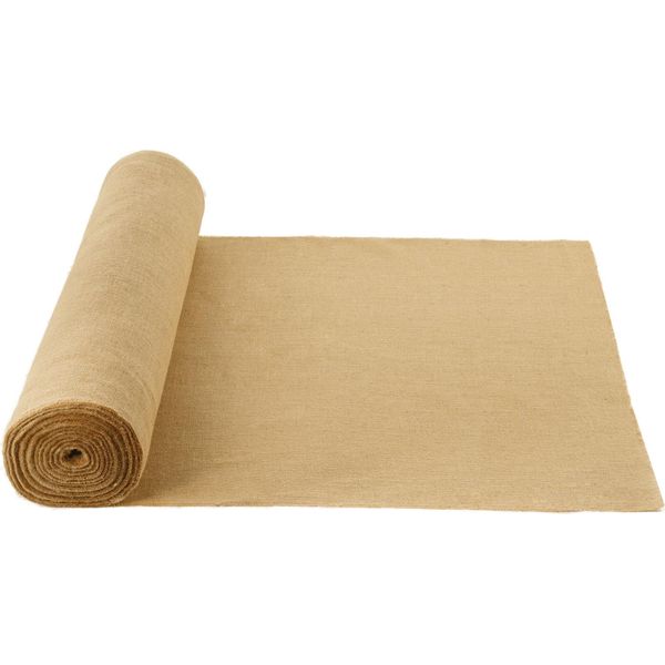 Vevor Rotolo Di Iuta Naturale, 40" X 75 Ft & 50 X 50 Ad Alta Densità, Versatile Per Decorazioni, Artigianato, Matrimoni, Giardinaggio"-image
