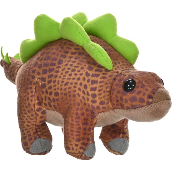 Wild Republic Stegosaurus Marrone/Verde, Dinosauro Di Peluche Da 13 Cm-image