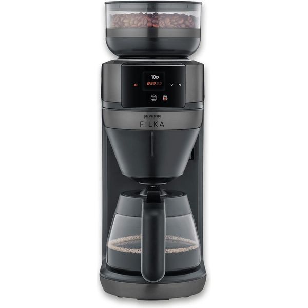 Macchina Da Caffè A Filtro Severin Filka Ka 4854 Nero Scuro Inox Opaco-image