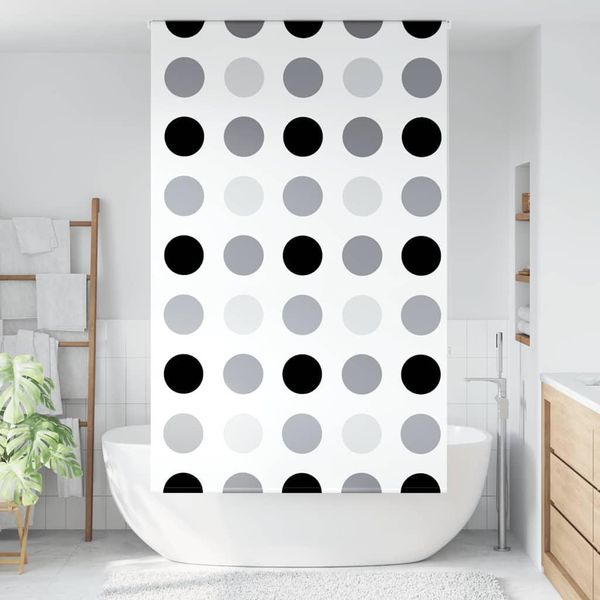 Vidaxl Tenda A Rullo Per Doccia 140X240 Cm Larghezza Del Tessuto 136 Cm-image