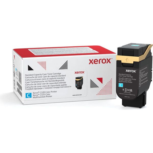 Cartuccia Toner Ciano A Capacità Standard Da 1800 Pagine Per Xerox Stampante A Colori Xerox® C320/Multifunzione A Colori Xerox® C325 (006R04820)-image