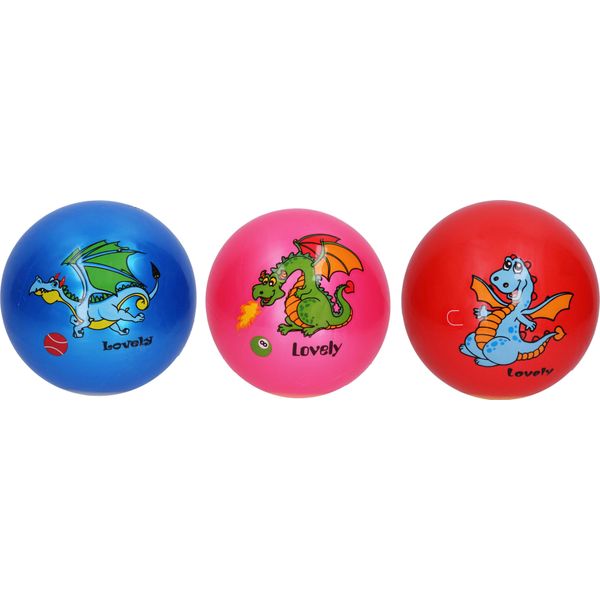 Palla In Gomma Non Gonfiata - Drago 22 Cm-image