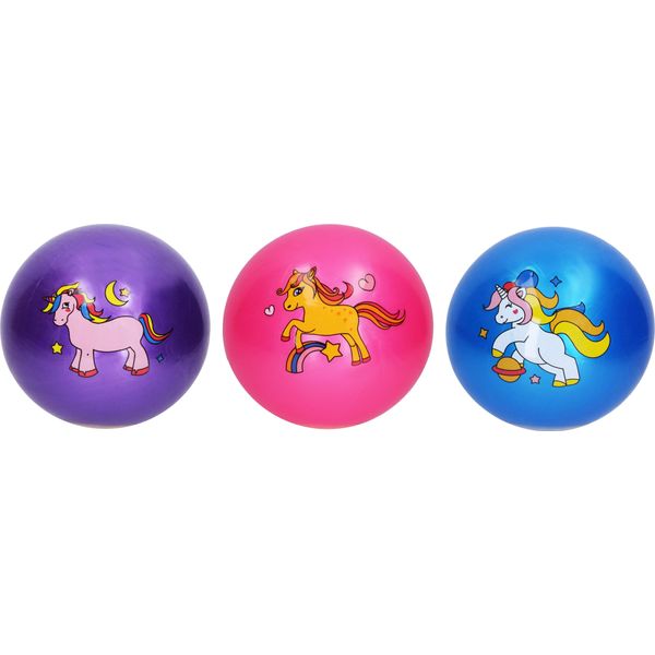 Palla In Gomma Non Gonfiabile - Unicorno 22 Cm-image