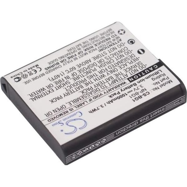 Blu-Basic BDI010074 Batteria Agli Ioni Di Litio (Li-Ion) Per Fotocamera Digitale, Capacità 1000 Mah, Tipo Di Batteria Sony NP-BG1-image