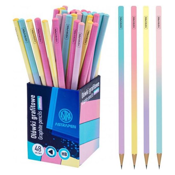 Astrapen Ombreo Triangular Hb Graphite Pencil - Comfort Di Scrittura E Disegno Preciso In Un Unico Prodotto! La Scelta Perfetta Per Studenti E Artisti. Da Acquistare Subito!-image