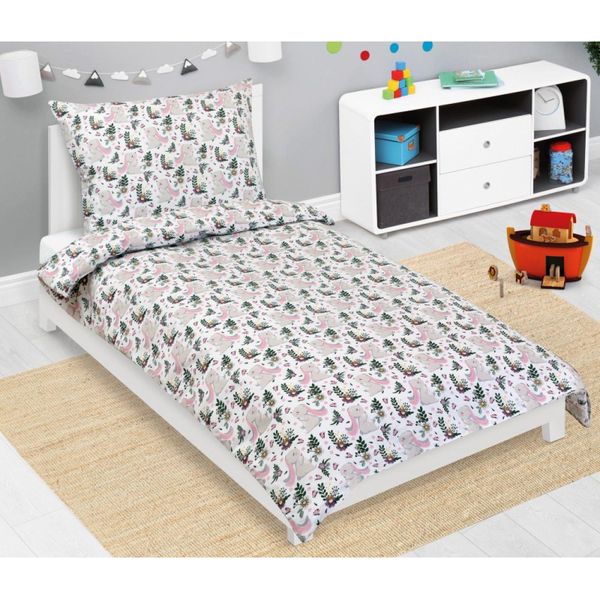 Biancheria Da Letto In Cotone Junior - Rosa,Beige - 140X200, 70X90-image