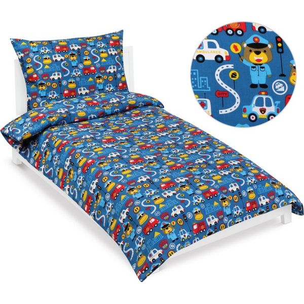 Biancheria Da Letto In Cotone Junior - Blu - 140X200, 70X90-image