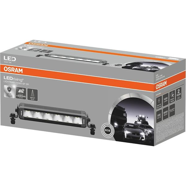 Osram Ledriving Lightbar Led Zusatzscheinwerfer Fernlicht 6000K 1400Lm 12V/24V-image