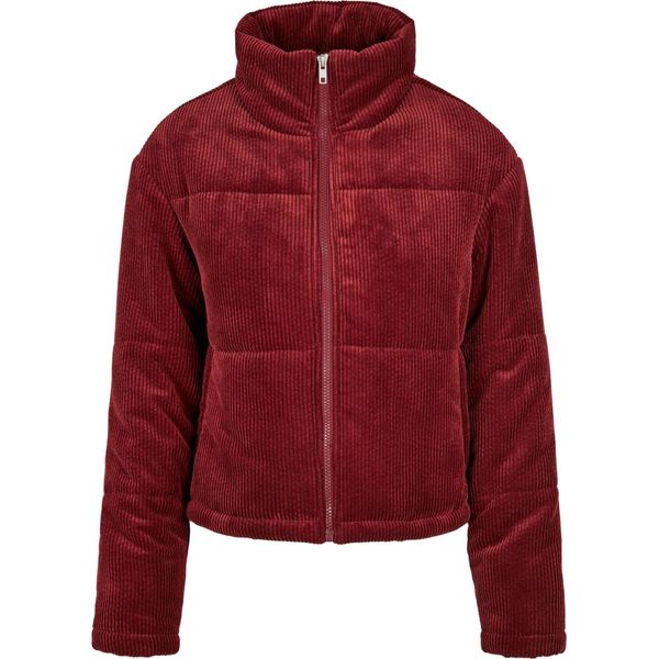 Urban Classics Donna Giacca Invernale In Velluto A Coste Borgogna-4Xl-image