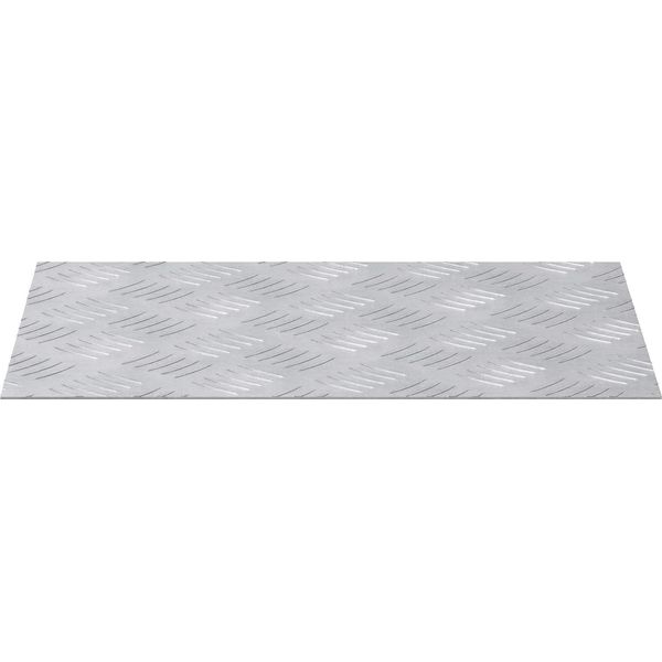 Vidaxl Gradino Rettangolare 4 Pezzi Argento 40 X 30 Cm Alluminio-image