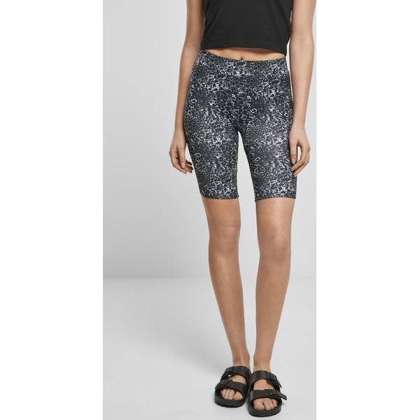Urban Classics TB4346 | Pantaloncini Da Ciclismo Aop Da Donna - Colore: Nero/Bianco - Taglia: Xs-image