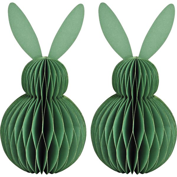 Decorazione Pasquale Coniglietto Pasquale Da Appoggio Verde Scuro Set Di Figure Decorative-image