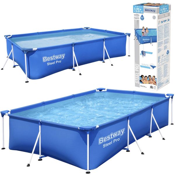 Piscina Bestway Steel Pro™ 300X201X66 Cm, Stahlrahmenpool-image