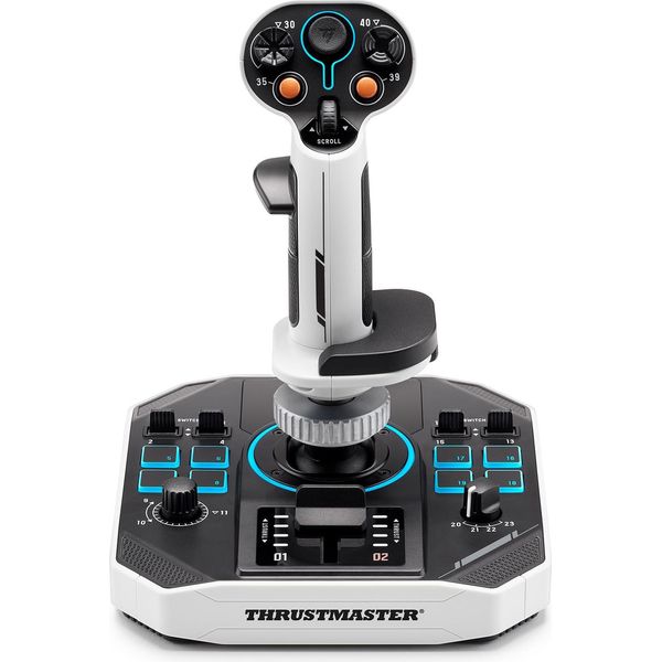 Thrustmaster Sol-R 1 Nero, Bianco Usb Flightstick Analogico/Digitale Pc-image