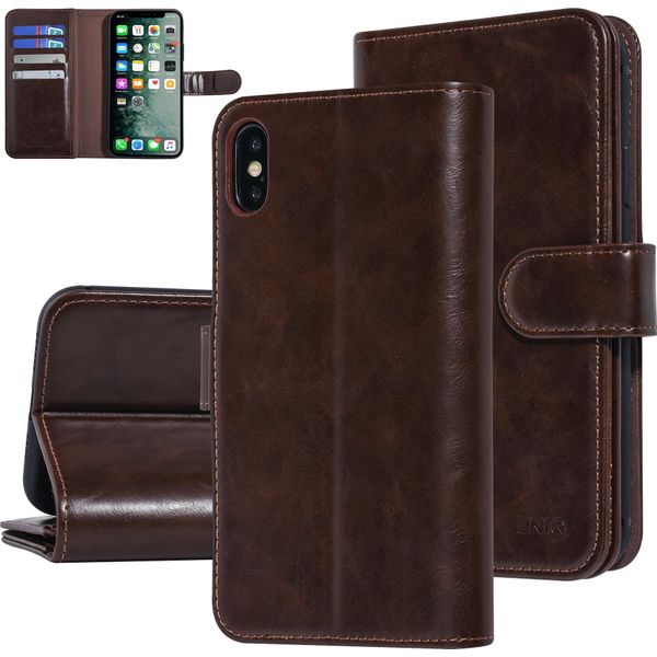 Uniq Accessorio Apple Iphone Xs Max Marrone Custodia Tipo Libro Soft Touch-image