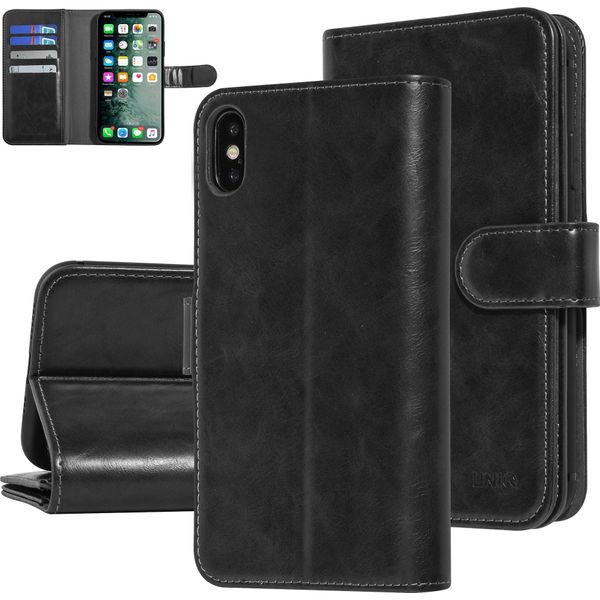 Uniq Accessorio Apple Iphone Xs Max Nero Custodia Tipo Libro Soft Touch-image