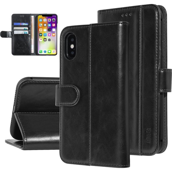 Uniq Accessorio Apple Iphone Xs Max Nero Custodia Tipo Libro Soft Touch-image