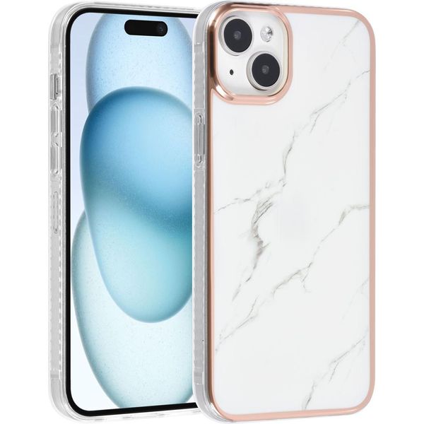 Uniq Accessory Cover Posteriore In Tpu Per Iphone 15 E 14 Plus - Marmo-image