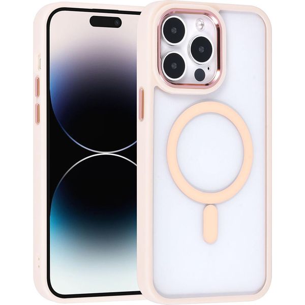 Uniq Accessory Custodia Posteriore Per Iphone 14 Pro Max - Magsafe - Rosa-image