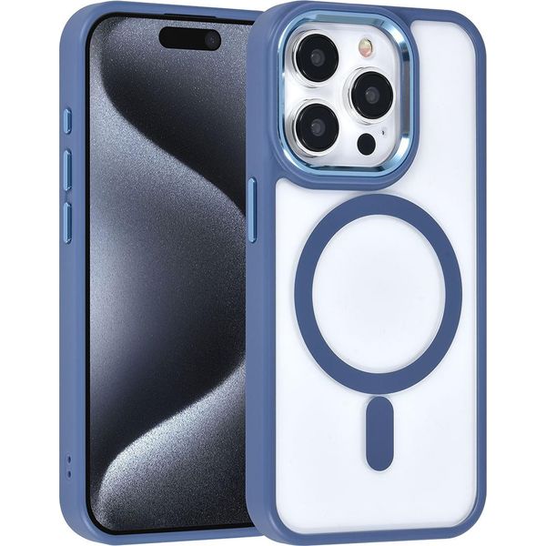 Uniq Accessory Custodia Per Iphone 15 Pro - Magsafe - Blu-image