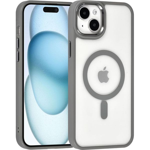Uniq Accessory Custodia Per Iphone 15 E 14 Plus - Magsafe - Grigio-image