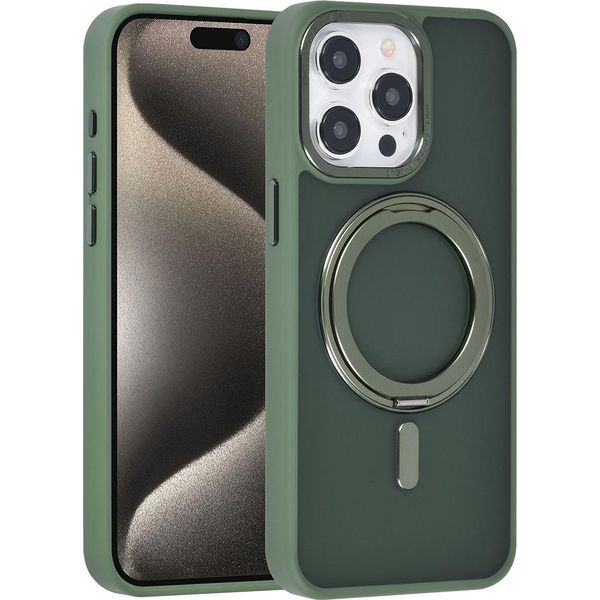 Uniq Accessory Custodia Posteriore Per Iphone 15 Pro Max - - Verde-image