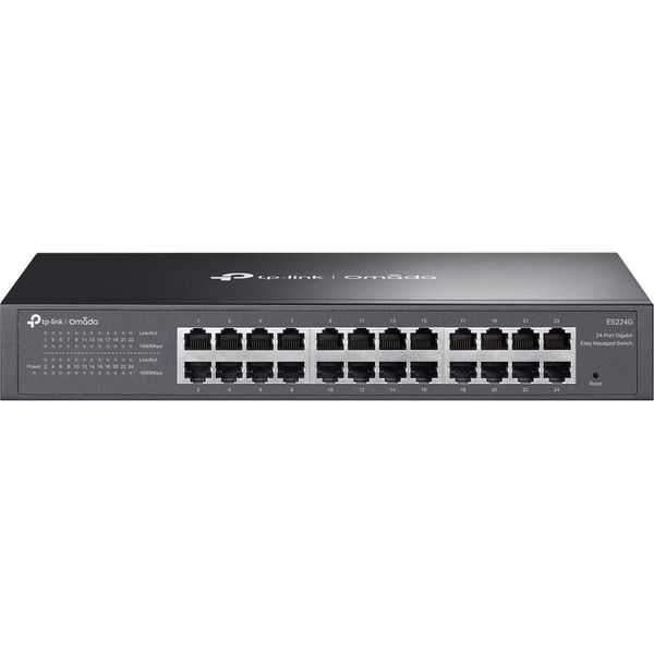 Tp-Link Omada ES224G Network Switch Managed L2 Gigabit Ethernet (10/100/1000) Black-image