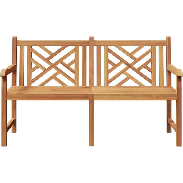 Vidaxl Panchina Da Giardino Brown 150 X 60 X 90 Cm In Teak Massiccio-image