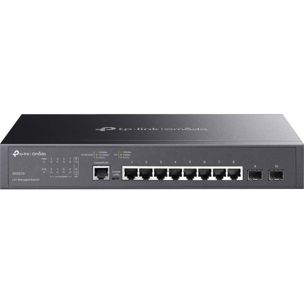 Tp-Link Jetstream TL-SG3210 - Switch - Gestito - 8 X 10/100/1000 - Desktop, Montabile Su Rack (TL-SG3210)-image