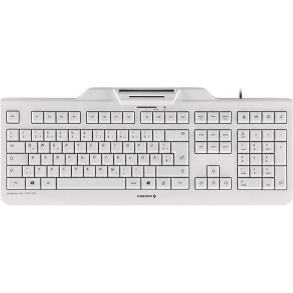 Cherry Kc 1000 Sc - Tastatur - Usb - Schweiz - Pale Gray (JK-A0100CH-0)-image
