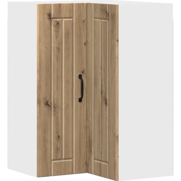 Vidaxl Armadio Da Cucina Artisan Oak 57 X 57 X 80 Cm Materiale A Base Di Legno-image