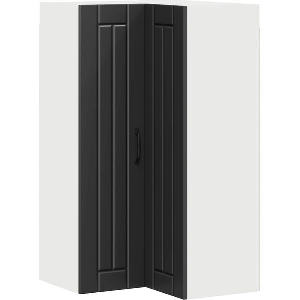 Vidaxl Armadio Da Cucina Nero 57 X 57 X 100 Cm Materiale A Base Di Legno-image